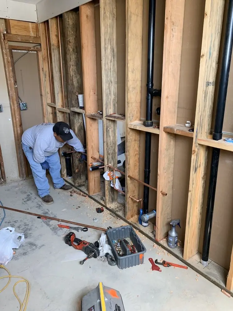 Commercial rough-in plumbing for Gas Line Repair in West Perrine